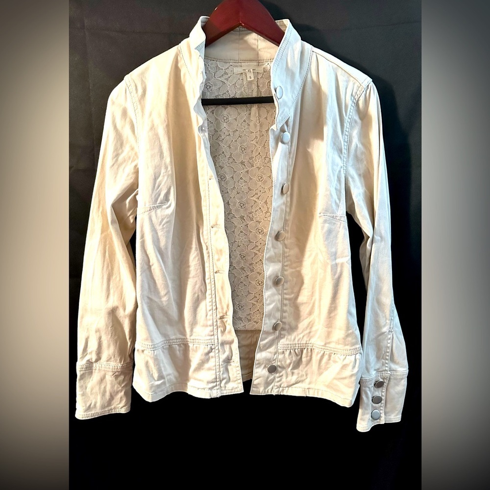 🔴$1SALE$ Cream color Jean jacket